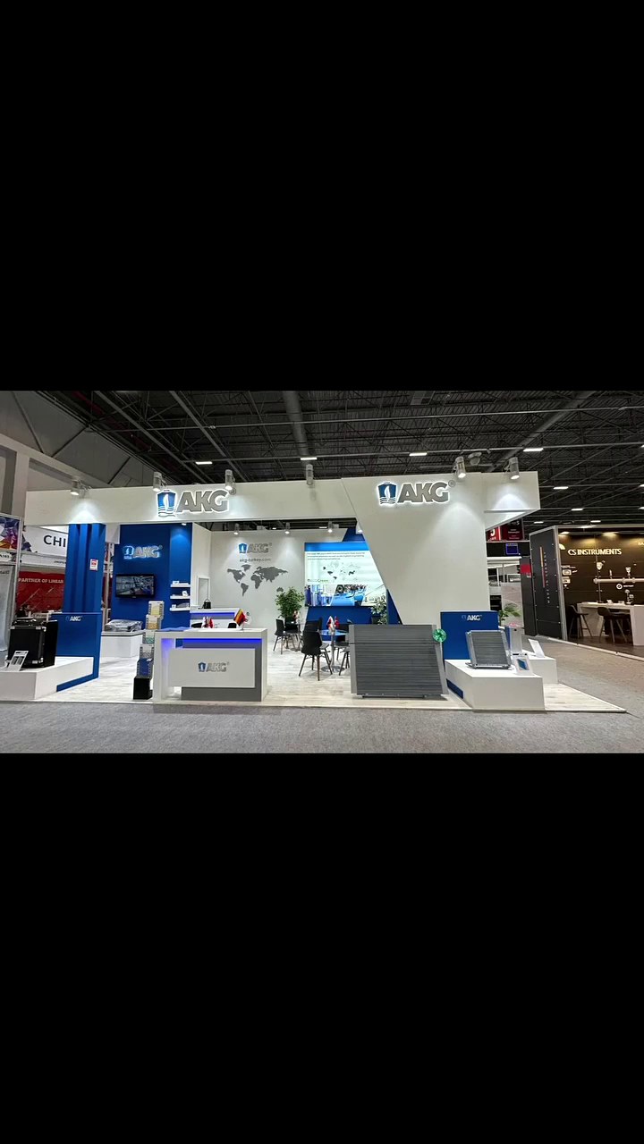 AKG Turkey exhibition stand at WIN Eurasia 2024, completed view 3
