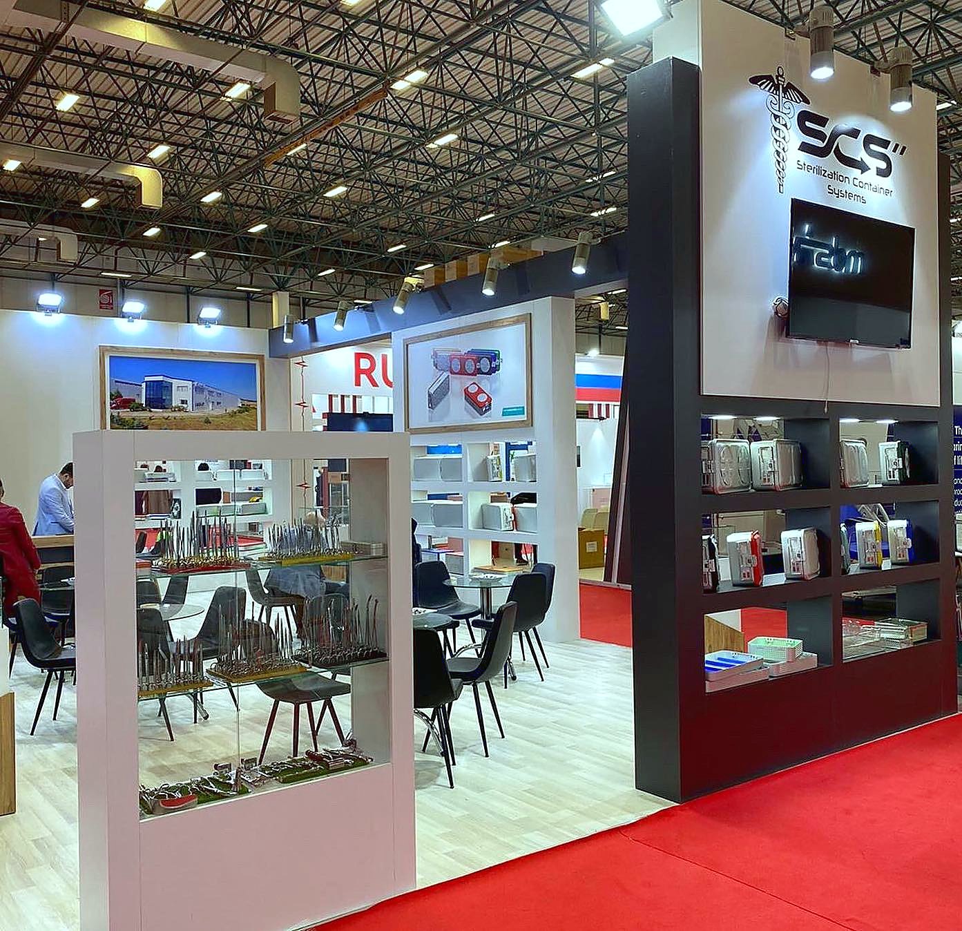 Ceylan Tıbbi exhibition stand at Expomed 2022, completed view 2