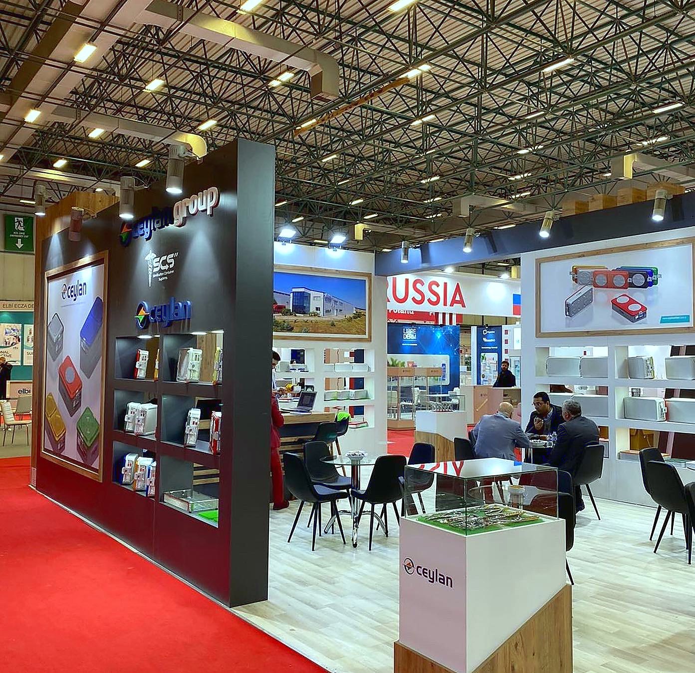 Ceylan Tıbbi exhibition stand at Expomed 2022, completed view 3