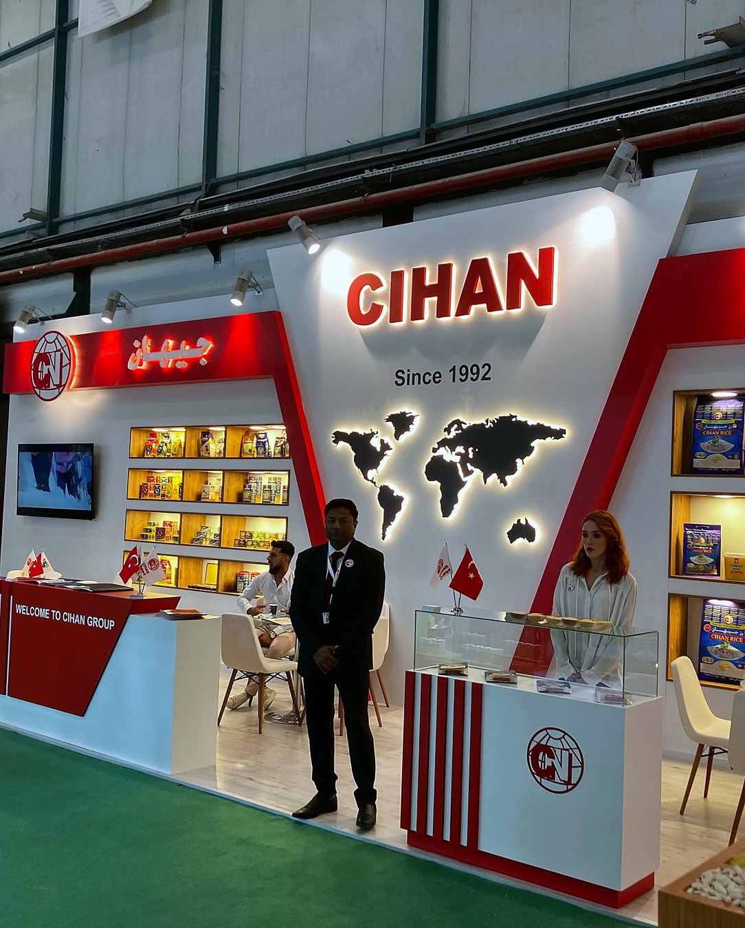 Stand de Cihan Food en WorldFood Istanbul 2023, vista 2