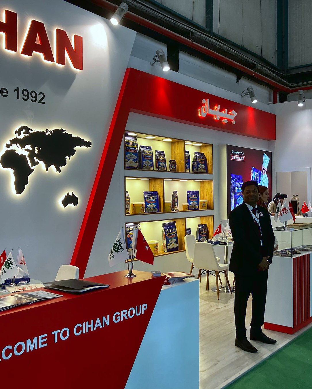 Stand de Cihan Food en WorldFood Istanbul 2023, vista 3