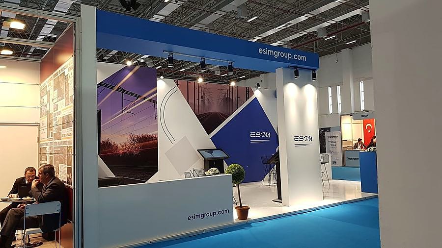 ESİM Messestand auf der Eurasia Rail 2019, Perspektive 3