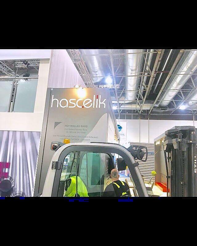 Hasçelik exhibition stand at Wire Düsseldorf 2018, completed view 4