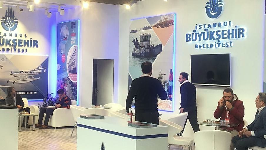 Stand de İstanbul Büyükşehir Belediyesi en CNR Eurasia Boat Show 2019, vista 2