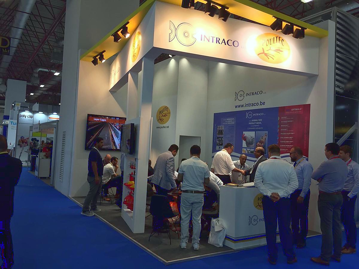 Intraco exhibition stand at VIV Turkey 2019, completed view 3