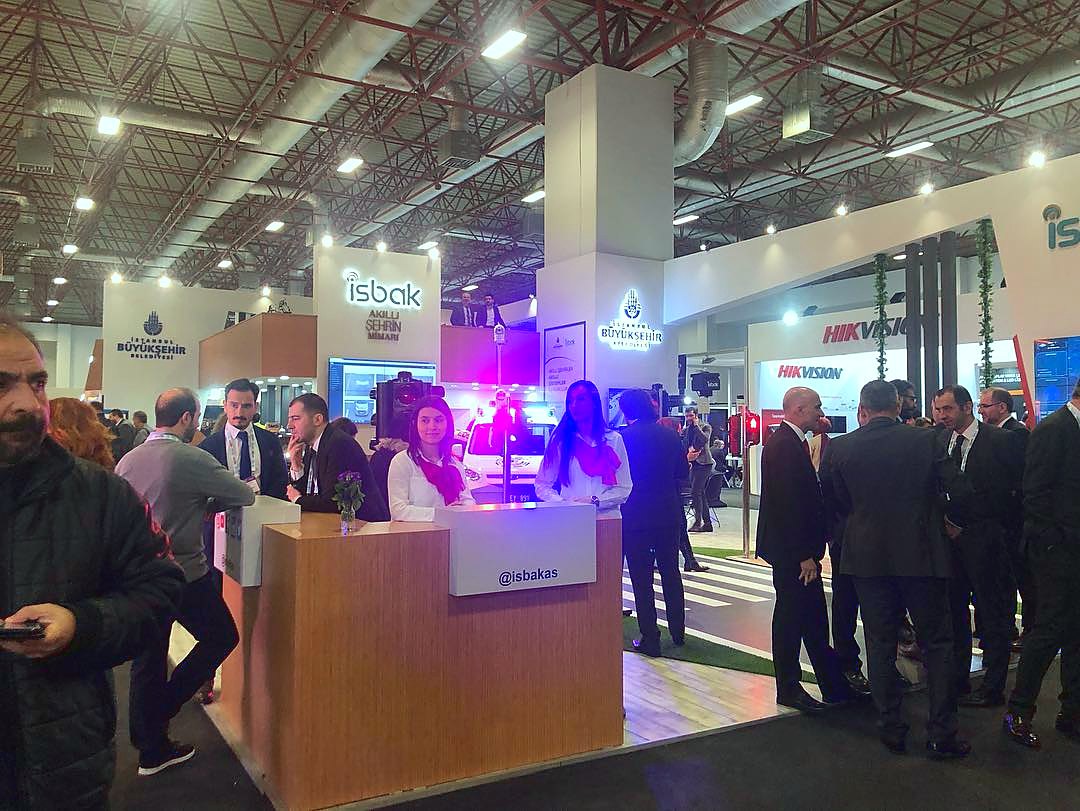 İSBAK exhibition stand at Intertraffic Istanbul 2019, completed view 2