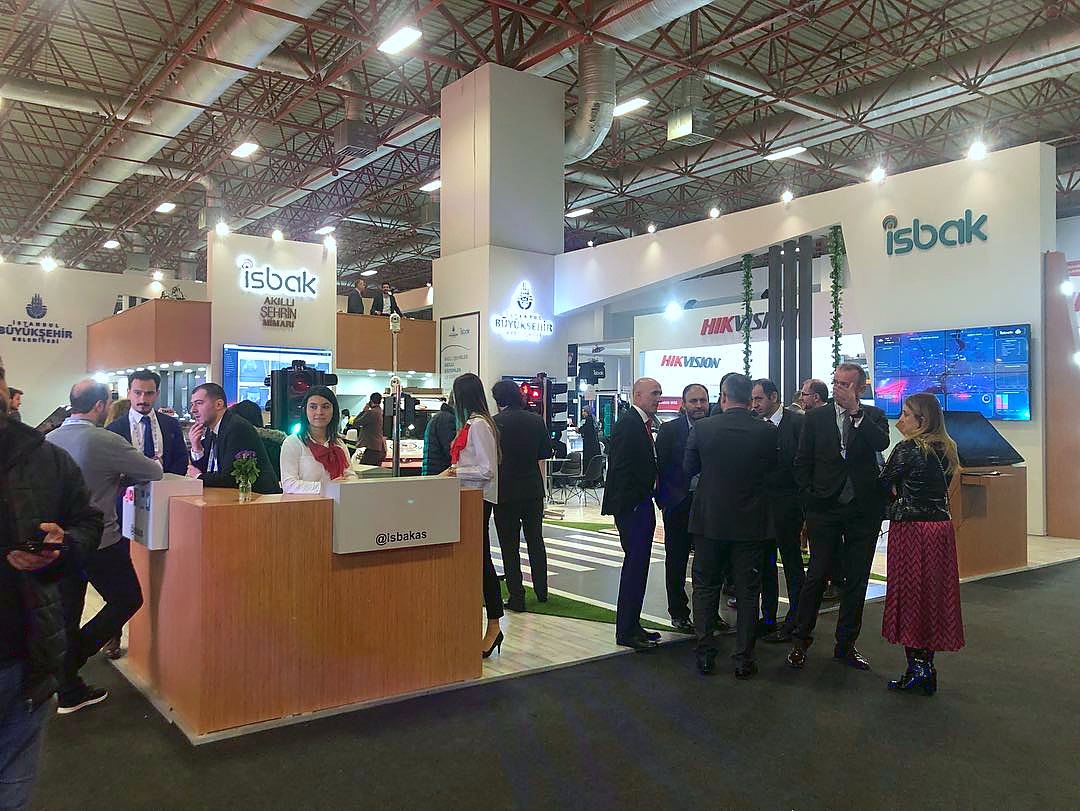 İSBAK exhibition stand at Intertraffic Istanbul 2019, completed view 3