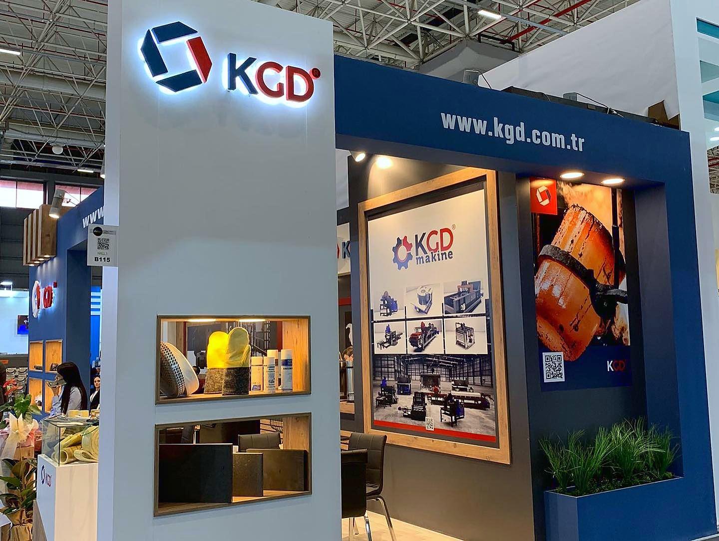 KGD Messestand auf der ALUEXPO 2022, Perspektive 4