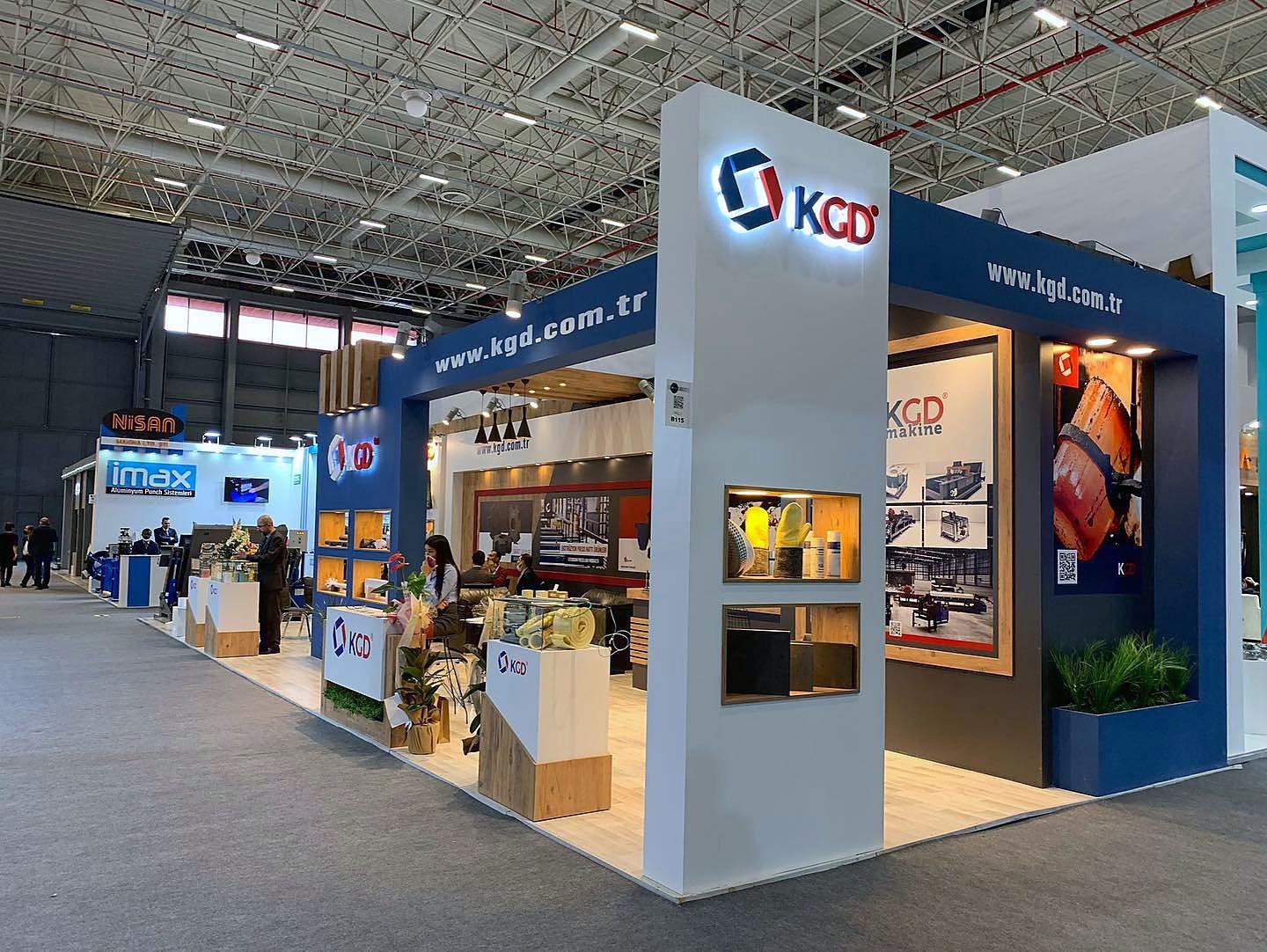 KGD Messestand auf der ALUEXPO 2022, Perspektive 6