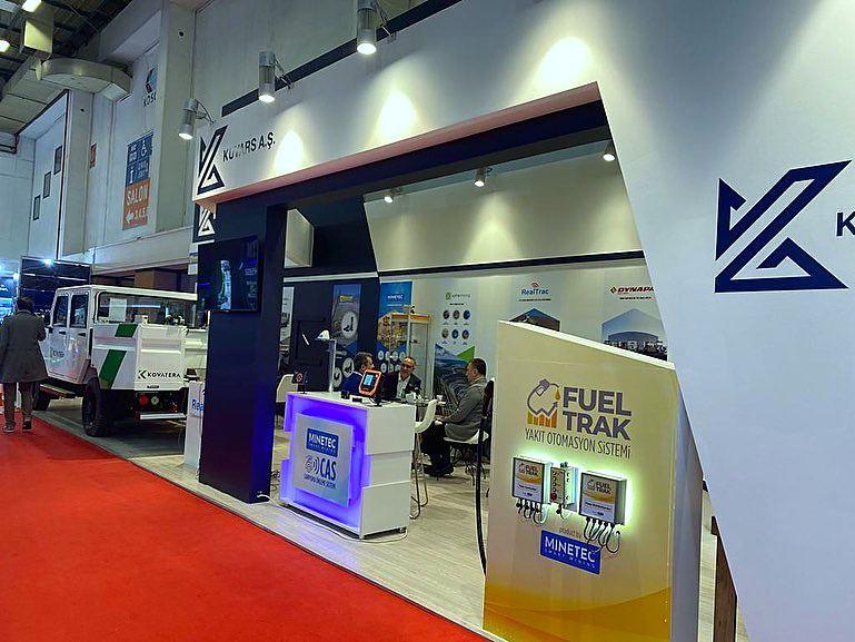 Kuvars / Kovatera exhibition stand at Maden Türkiye 2022, completed view 6