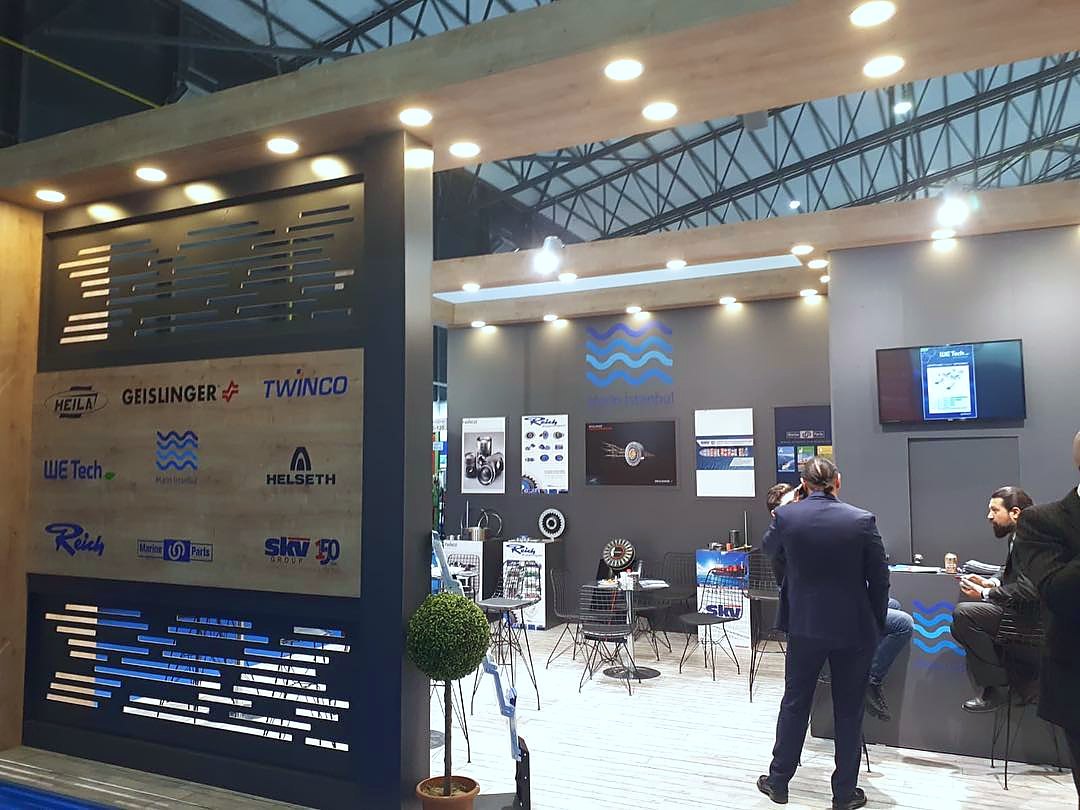 Marin İstanbul Messestand auf der Expomaritt Exposhipping 2019, Perspektive 2