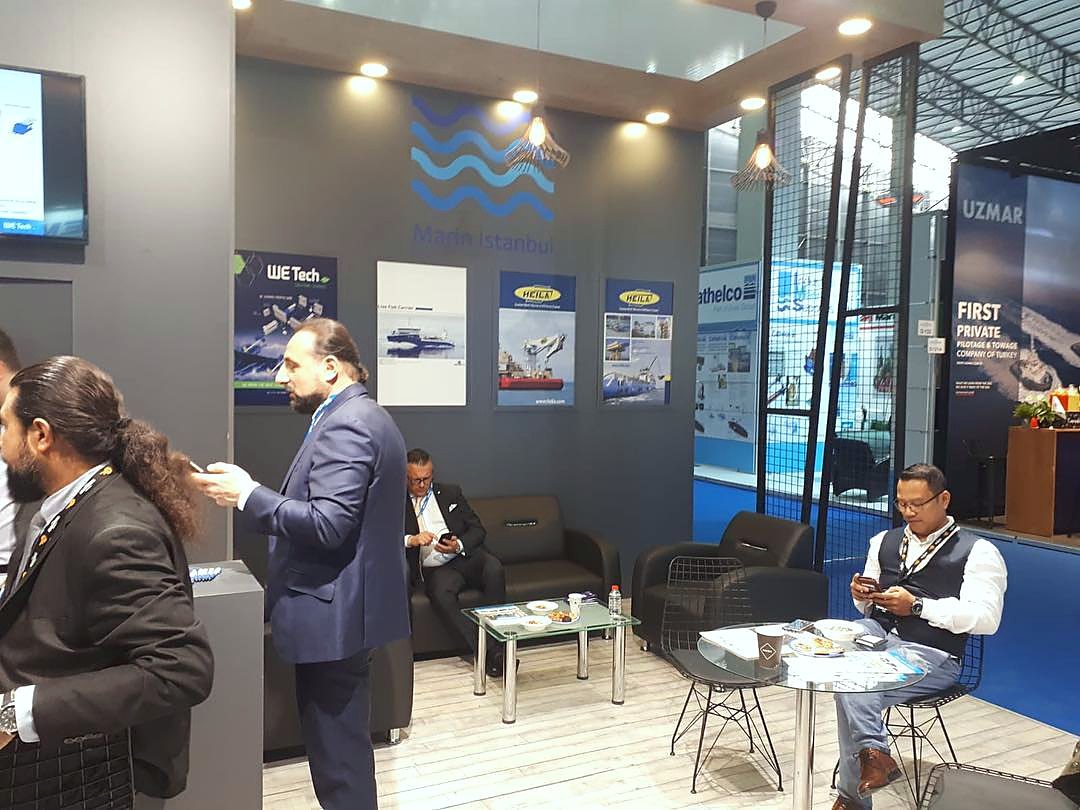Marin İstanbul Messestand auf der Expomaritt Exposhipping 2019, Perspektive 3
