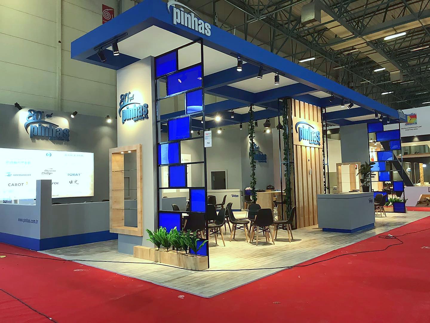 Pinhas exhibition stand at Plast Eurasia 2021, completed view 2