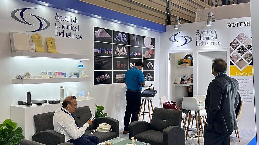 Scottish Chemical Industries Messestand auf der ALUEXPO 2023, Perspektive 3