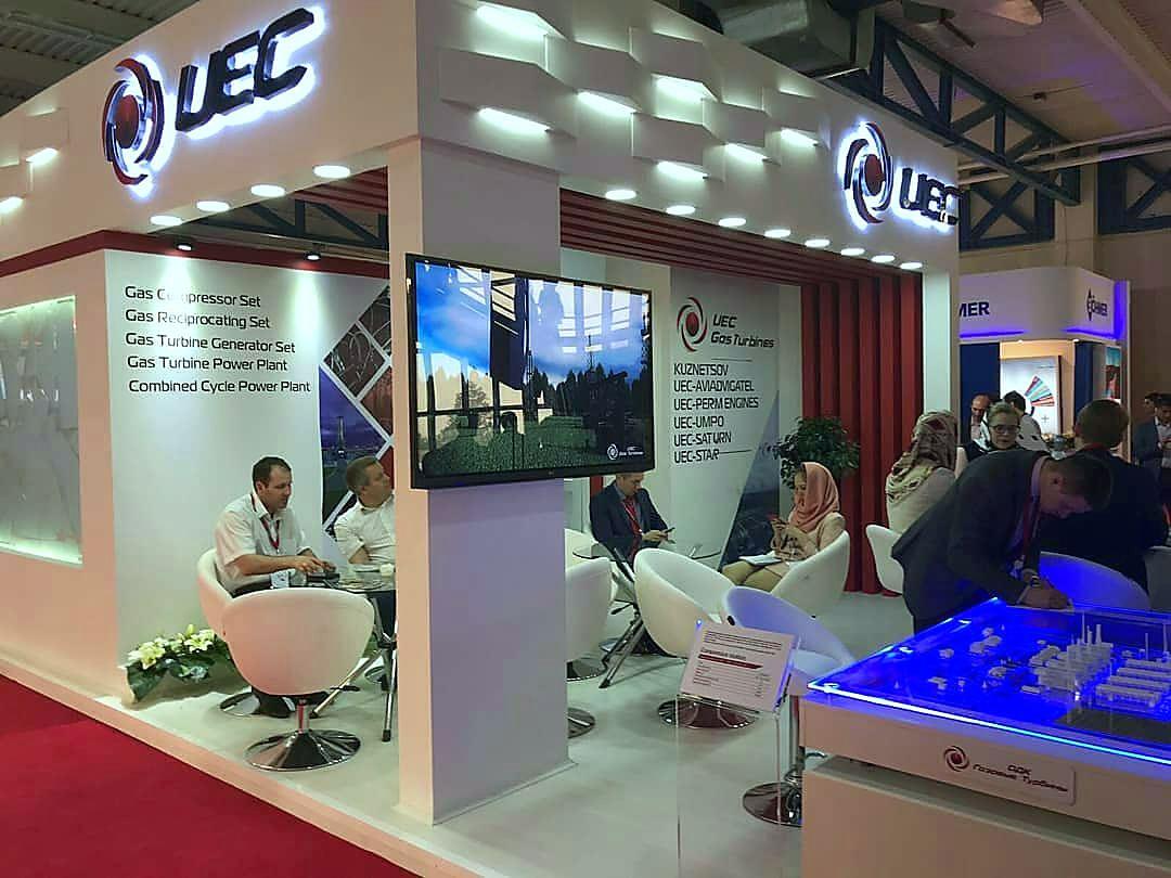 Stand d’exposition UEC au salon Iran Oil & Gas 2018 : Un stand international de l’énergie associant récit technique, forte visibilité et zones d’exposition maîtrisées