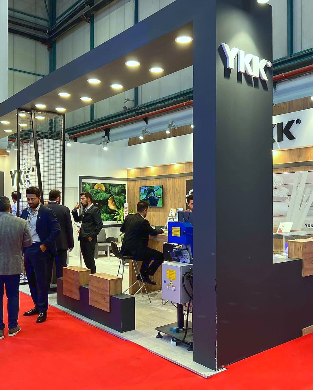 YKK exhibition stand at IGM 2022, completed view 3